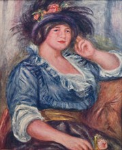 'Girl with a Rose', 1913, (1923). Artist: Pierre-Auguste Renoir.