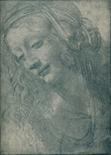 'Head of a Virgin', c15th century, (1932). Artist: Leonardo da Vinci.