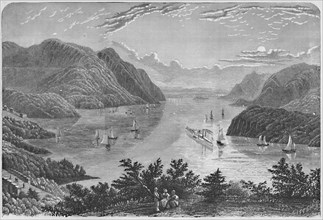 'View of the Hudson from the Vicinity of West-Point', 1883. Artist: Littell.