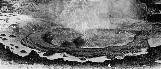 'Boiling Sulphur Springs', 1883. Artist: Unknown.