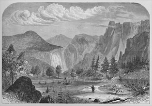 'The Valley of the Yosemite', 1874, (1883). Artist: C Crane.
