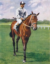 Foxglove II. Jockey: G. Richards', 1939. Artist: Unknown.