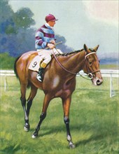 Legend of France, Jockey: A. Richardson', 1939. Artist: Unknown.