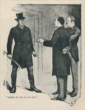 'Which Of You Is Holmes?', 1892. Artist: Sidney E Paget.