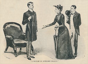 'A Picture Of Offended Dignity', 1892. Artist: Sidney E Paget.