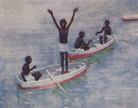 'Negro Boys at Barbados', 1924. Artist: Unknown.