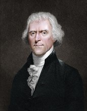 Thomas Jefferson, American president. Artist: Unknown.