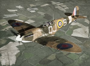 Supermarine Spitfire Mk Vb, 1941.  Artist: Chas Brown.