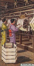'Silk, 3. - Reeling Silk, Japan', 1928. Artist: Unknown.