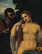 'Allegory (Alfonso d'Este and Laura Dianti?)', 16th century. Creator: Titian.