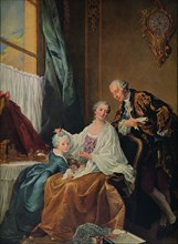 'Family Portrait', 1756. Artist: Francois Hubert Drouais.