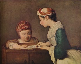 'The Young Governess', c1735-1736. Artist: Jean-Simeon Chardin.