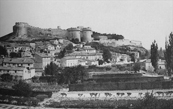'Villeneuve-Les-Avignon - The Fort St André', c1925. Artist: Unknown.