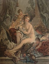 'La Toilette De Venus', (Venus Bathing), 1783, (1913). Artist: Jean Francois Janinet.