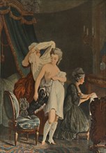 'Le Lever', (Getting up), c1770-1810, (1913). Artist: Nicolas-Francois Regnault.