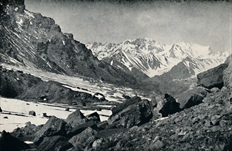 'The Southern Precipice of Aconcagua', 1911. Artist: Unknown.