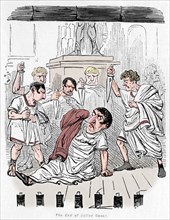 'The End of Julius Caesar', 1852. Artist: John Leech.