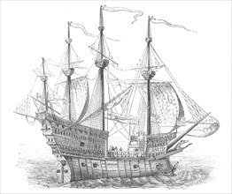 'Ship of Henry VIII', c1880. Artist: Unknown.