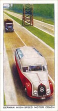 'German High-Speed Motor Coach', 1938. Artist: Unknown.