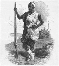 'Warrior of Elmina', c1880. Artist: Unknown.