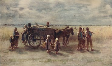 'Potato Harvest', 1844, (c1915). Artist: Jozef Israels.