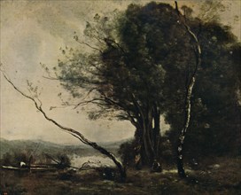 'The Bent Tree', 1855-1860, (c1915). Artist: Jean-Baptiste-Camille Corot.