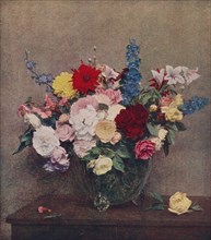 'Flowers', 1886, (c1915). Artist: Henri Fantin-Latour.