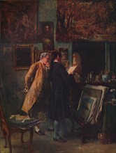 'The Print Collector',  c1850, (c1915). Artist: Jean Louis Ernest Meissonier.