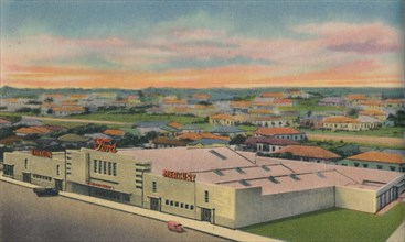 'Carlos Dieppa Building, Ford, Mercury, Lincoln Service, Barranquilla', c1940s. Artist: Unknown.