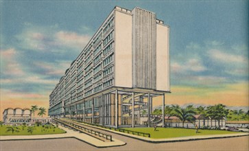 'Federal Building in the Civic Center, Barranquilla', c1940s. Artist: Unknown.