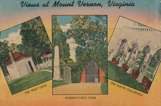 'View at Mount Vernon, Virginia', 1946. Artist: Unknown.