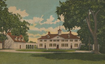 'The Mansion and Court Yard', 1946. Artist: Unknown.