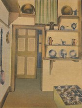 'The Butler's Pantry', 1946. Artist: Unknown.