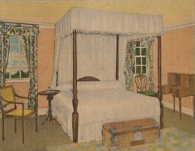 'General Washington's Bedroom', 1946. Artist: Unknown.