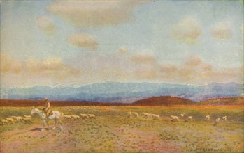 'Scene in the Australian Middle Lowlands', 1924. Artist: Unknown.