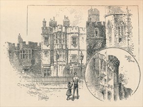 'Queen Elizabeth's Library. Sketch from the North Terrace', 1895. Artist: Unknown.