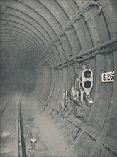 'Tunnel Signal and Automatic Train-Stop. London Underground Railways', 1926. Artist: Unknown.