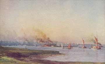 'An Estuary', 1910. Artist: WL Wythe.