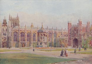 'Trinity College, Cambridge', 1910. Artist: William Matthison.
