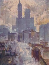 'New York', 1916. Artist: Martin Lewis.