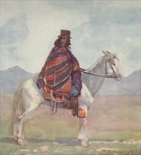'An Araucanian Indian', 1916. Artist: A S Forrest.