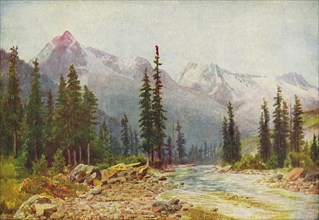 'The Rocky Mountains', 1916. Artist: Martin Mower.