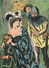 'The Robbers Discover Queen Margaret and the Prince', c1907. Artist: Unknown.