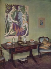 'Drawing-room in a London flat decorated by Frankland Dark, F.R.I.B.A. for his own use', c1945. Artist: Unknown.