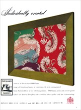 'Individually created - Old Glamis Fabrics advertisement', c1945. Artist: Unknown.