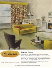 'Lasting Beauty - Old Bleach Linen Co. advertisement', c1945. Artist: Unknown.
