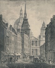 'Shopping in Ludgate Street, 1795', 1920. Artist: Thomas Morris.