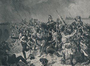 'Battle at Znaim, July 11, 1809', (1896).  Artist: M Haider.