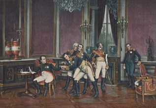 'The Abdication, Fontainebleau, April 6, 1814', (1896). Artist: Unknown.