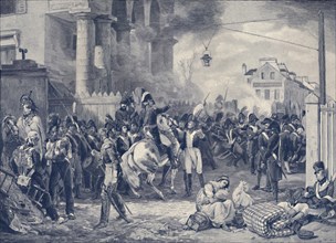 'The Barrière De Clichy, Or The Defense of Paris in 1814', (1896). Artist: Peter Aitken.